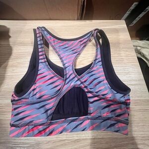 Athleta - Double Dare Racerback Sports Bra - Multilcolored